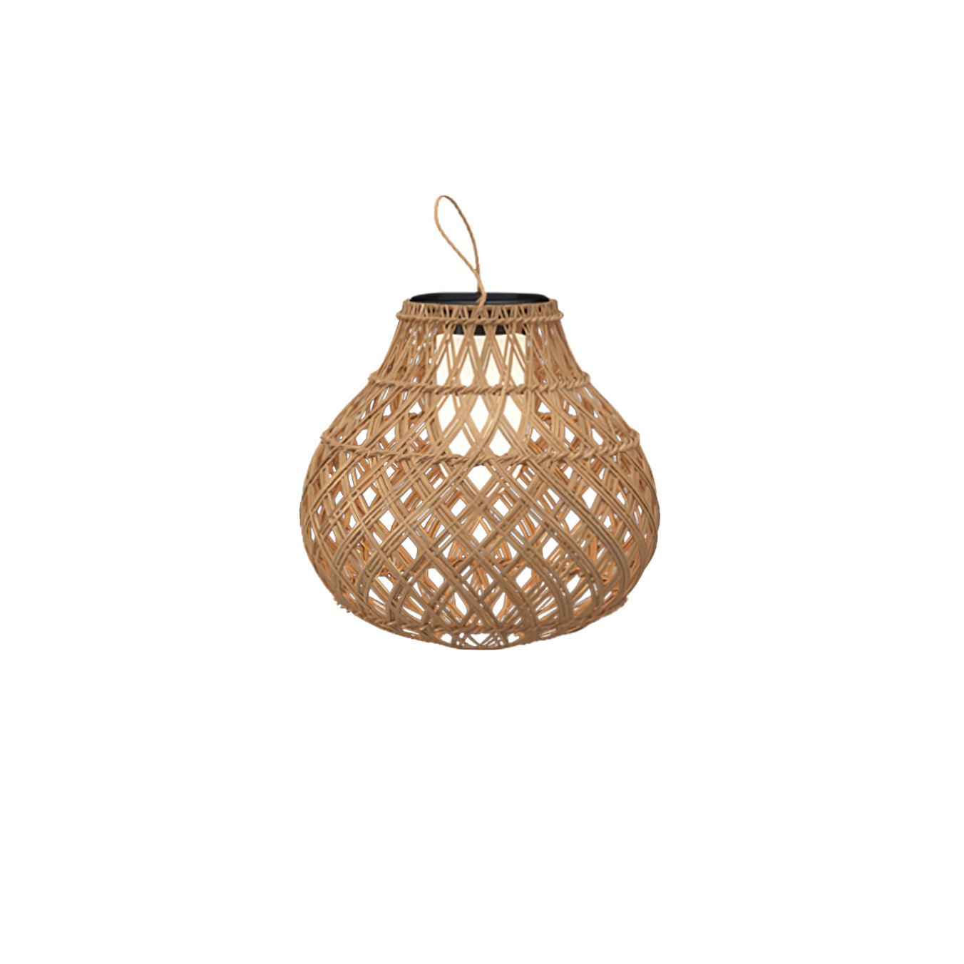 Woven Sphere Lantern Outdoor Lamp