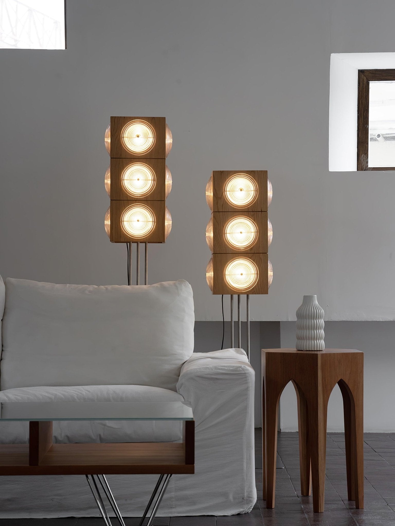 Cinematic Lightbox Camera Floor Lamp