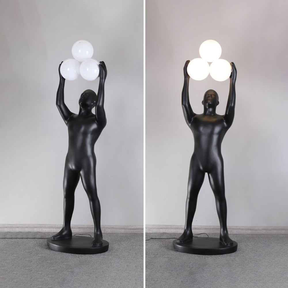 Enlightened Figure Sculptor Floor Lamp