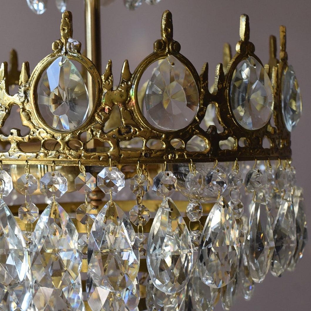 Vintage Crystal Chandelier