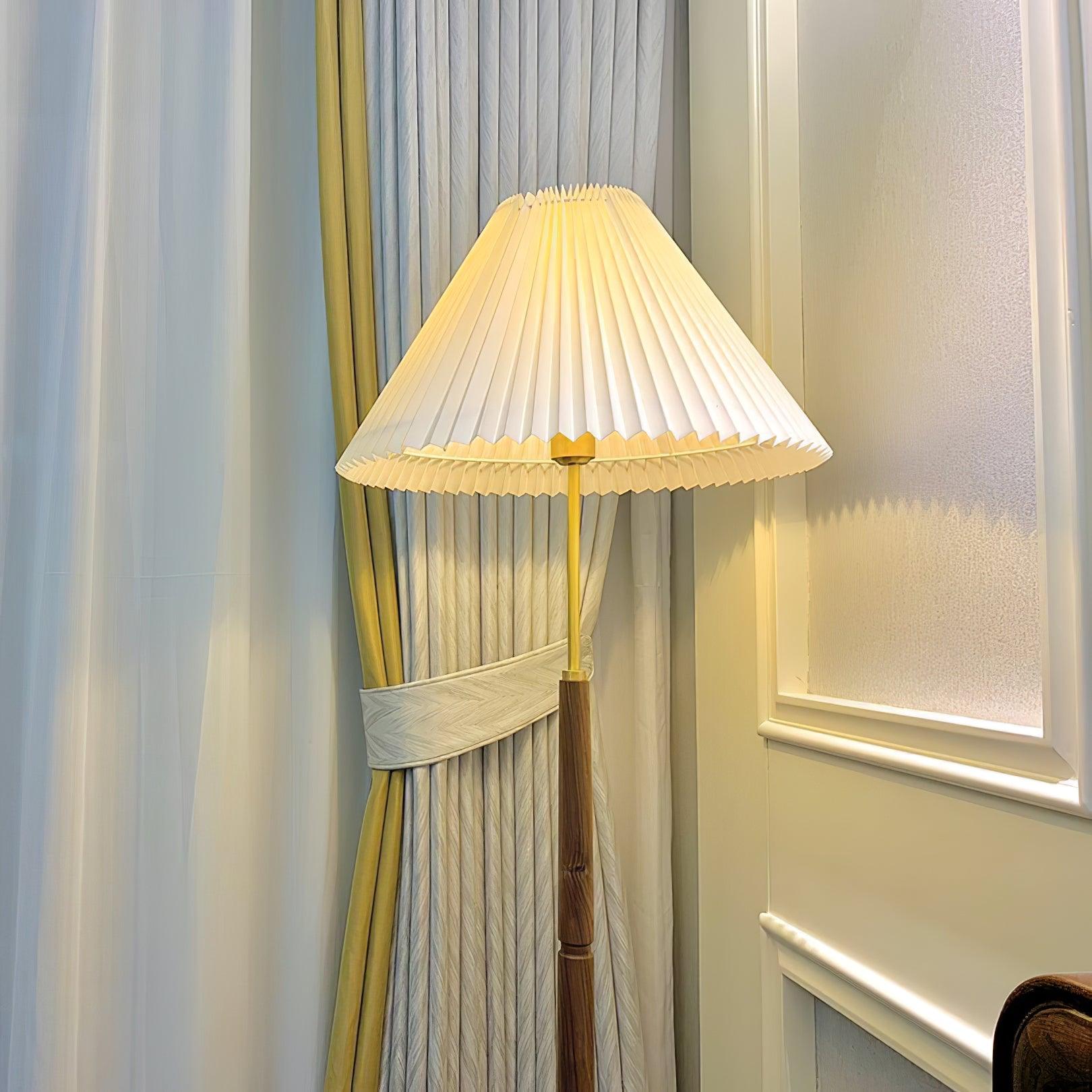 Pleated Floor Lamp