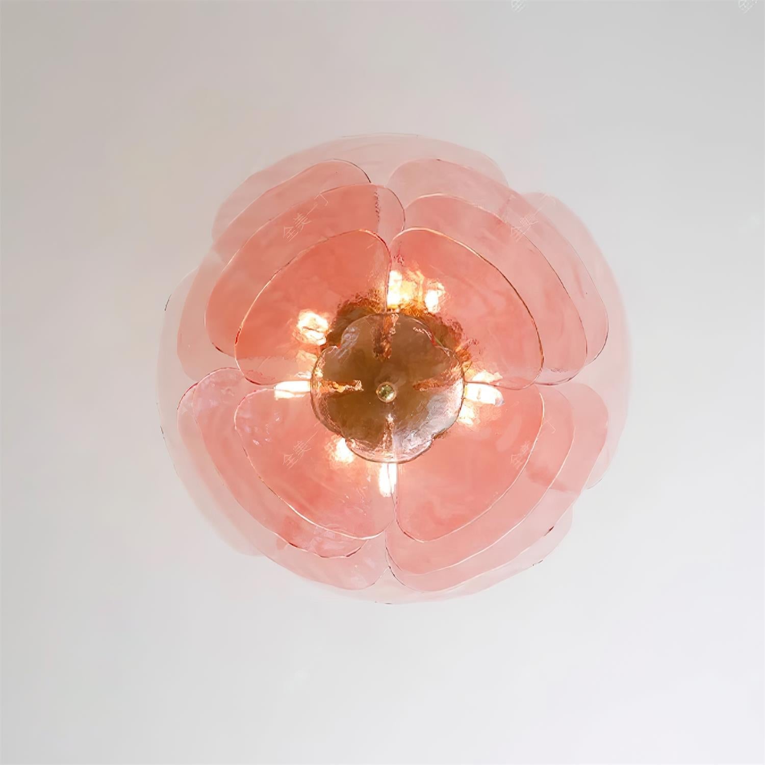 Petals Gold Murano Chandelier