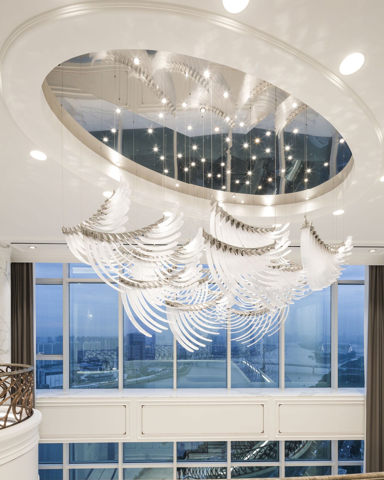 Bird Feather Wings Chandelier