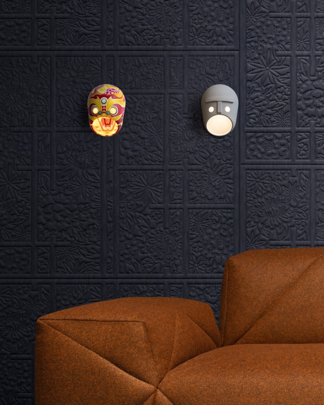 Mask Wall Light