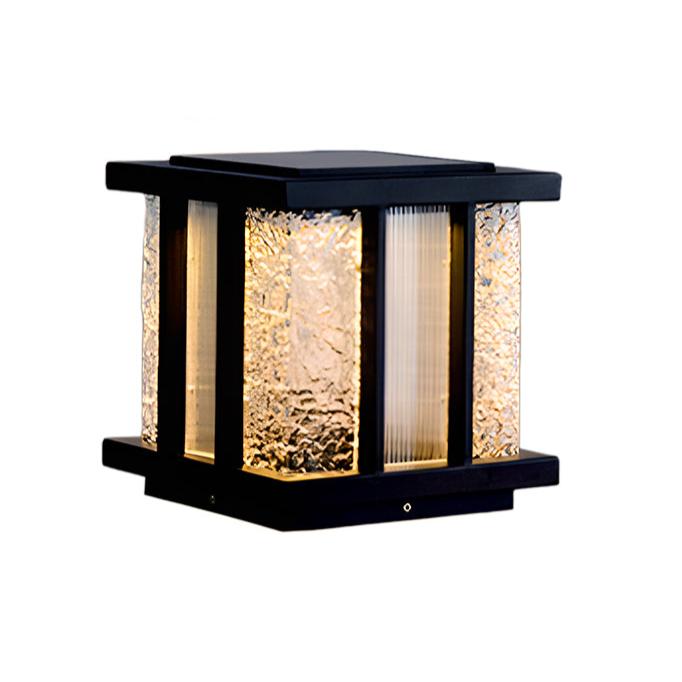 Modern Cube Solar Outdoor Light