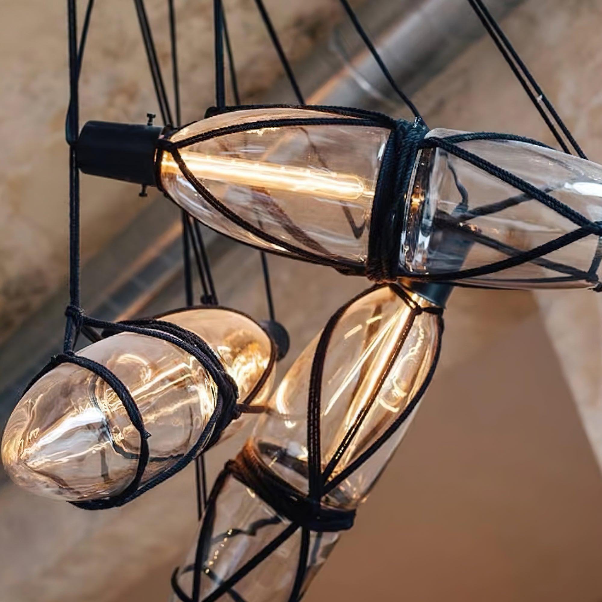 Castaway Bottle Glass Pendant Lamp