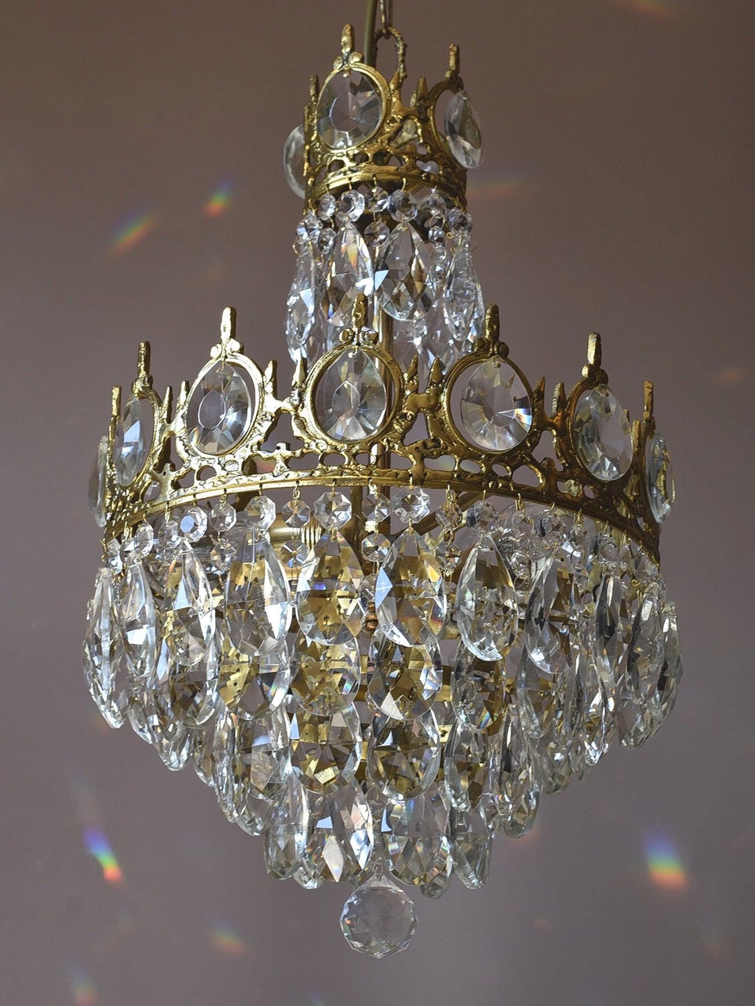 Vintage Crystal Chandelier