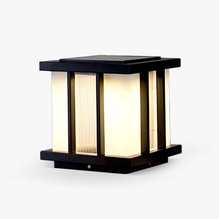 Modern Cube Solar Outdoor Light