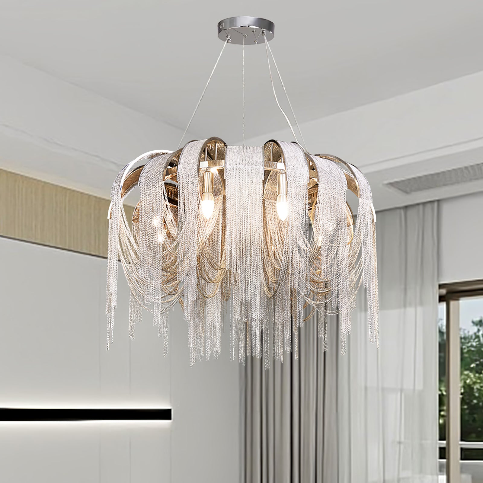 Length Chains Chandelier