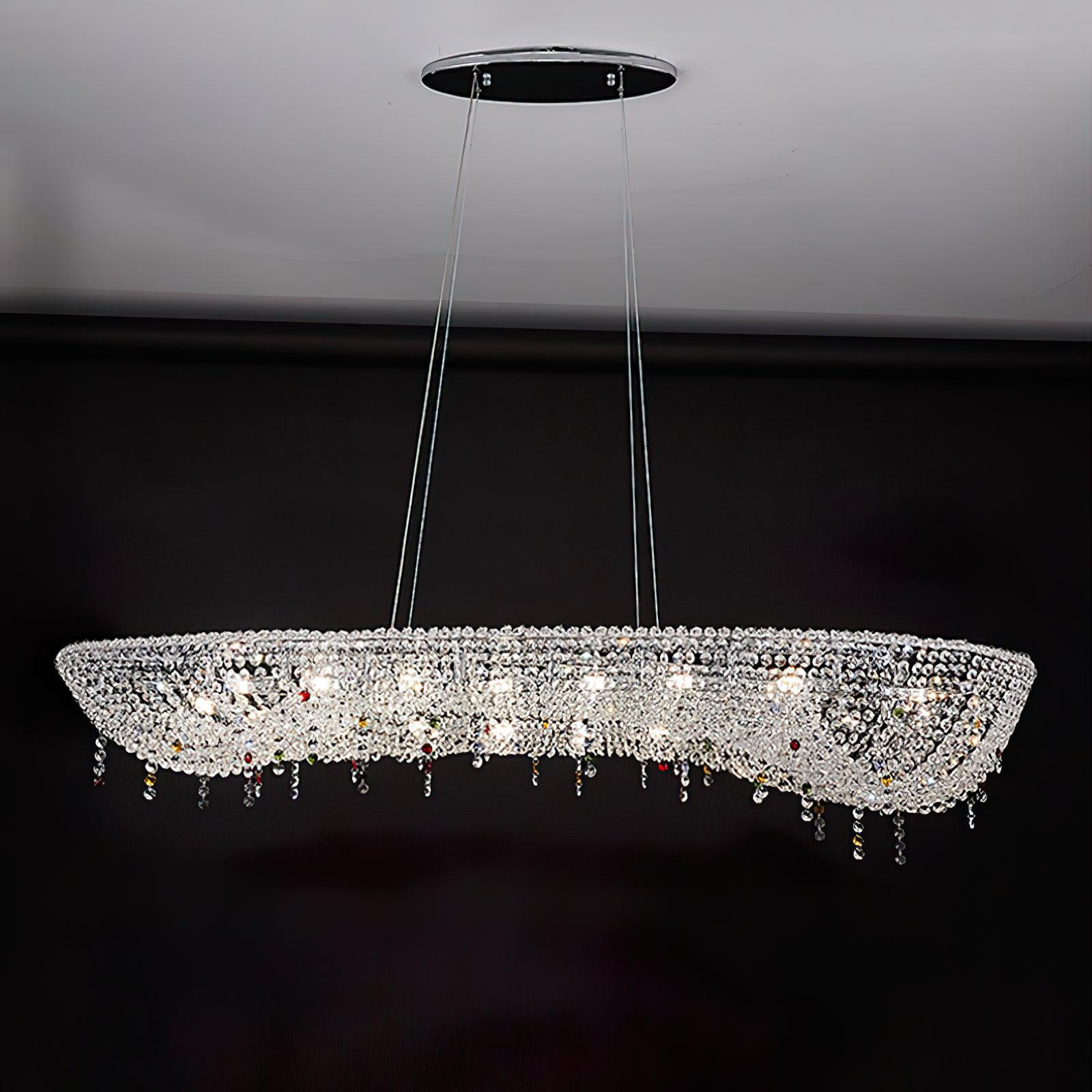 Modern Round Crystal Chandelier