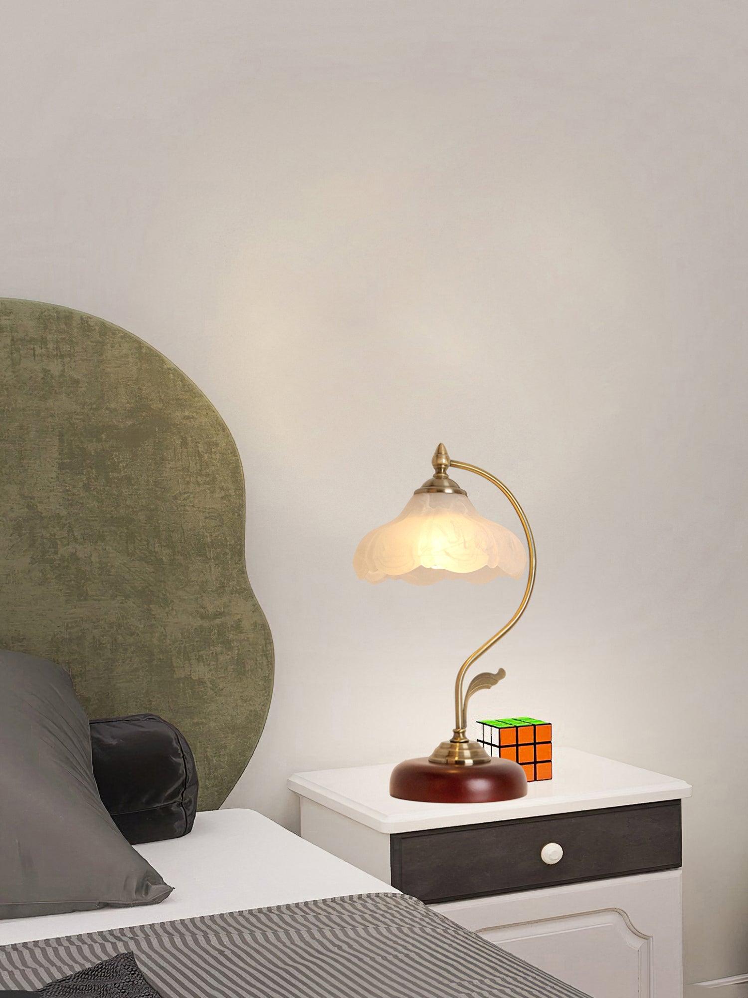 Brown Dome Table Lamp