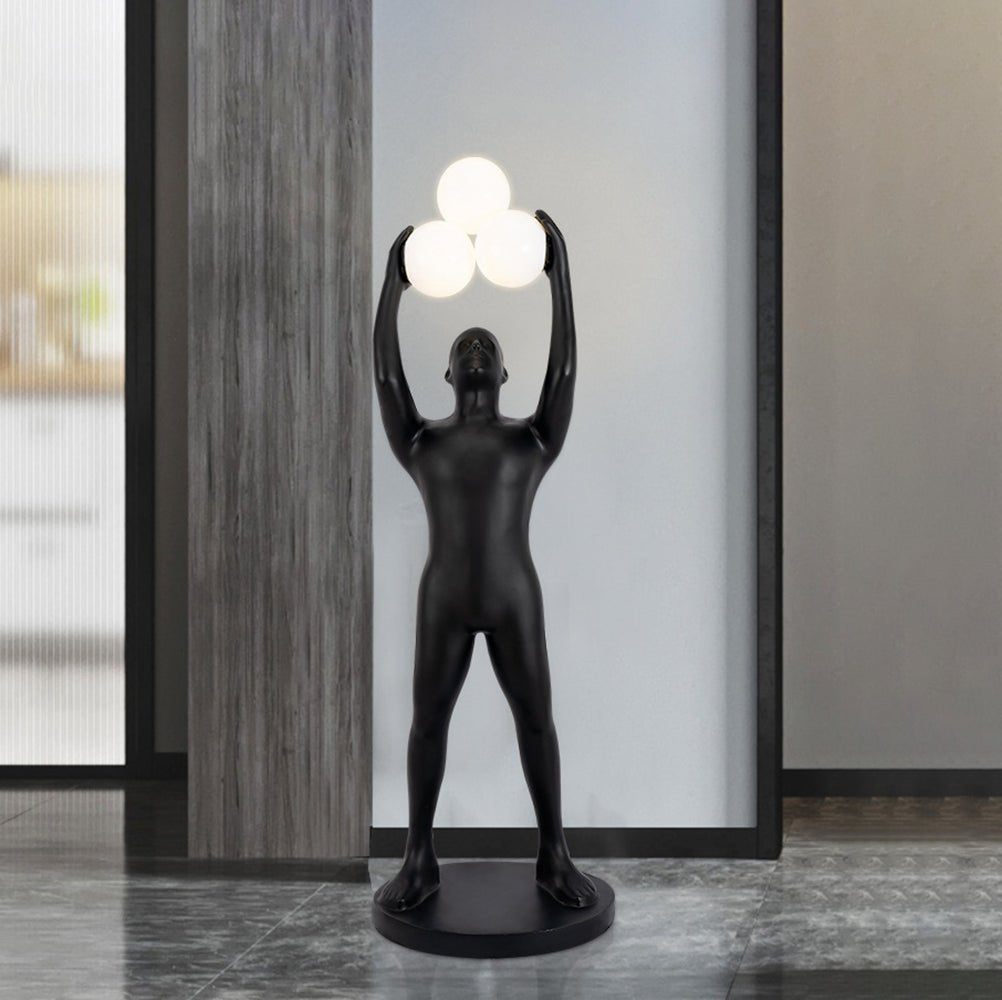 Enlightened Figure Sculptor Floor Lamp