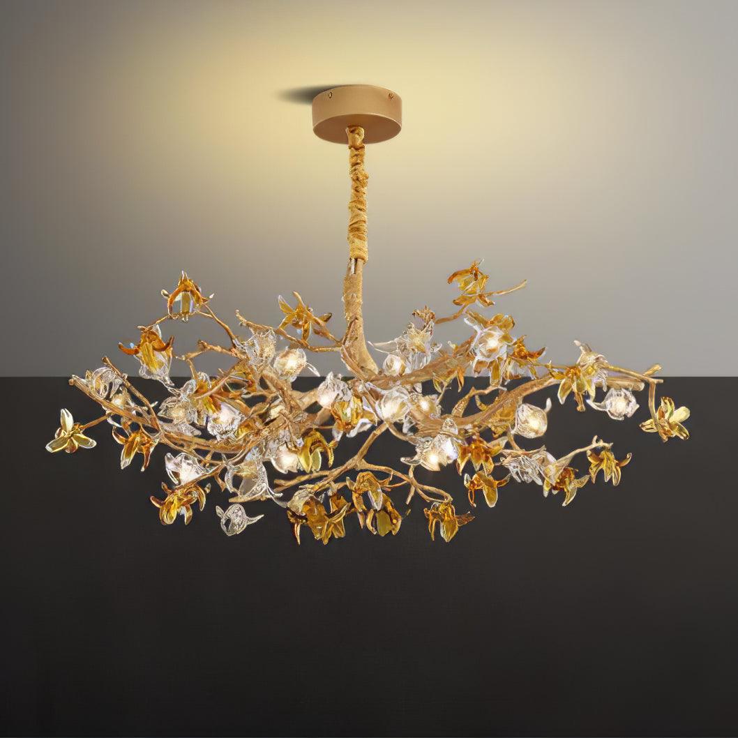 Aosta Brass Branch Chandelier