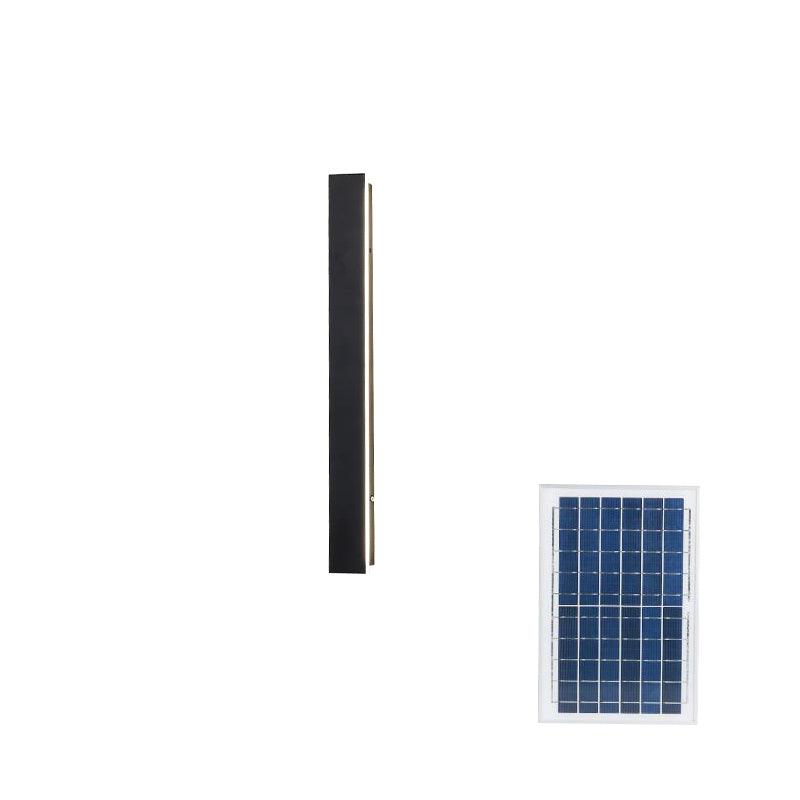 Long Strip Solar Outdoor Sconce