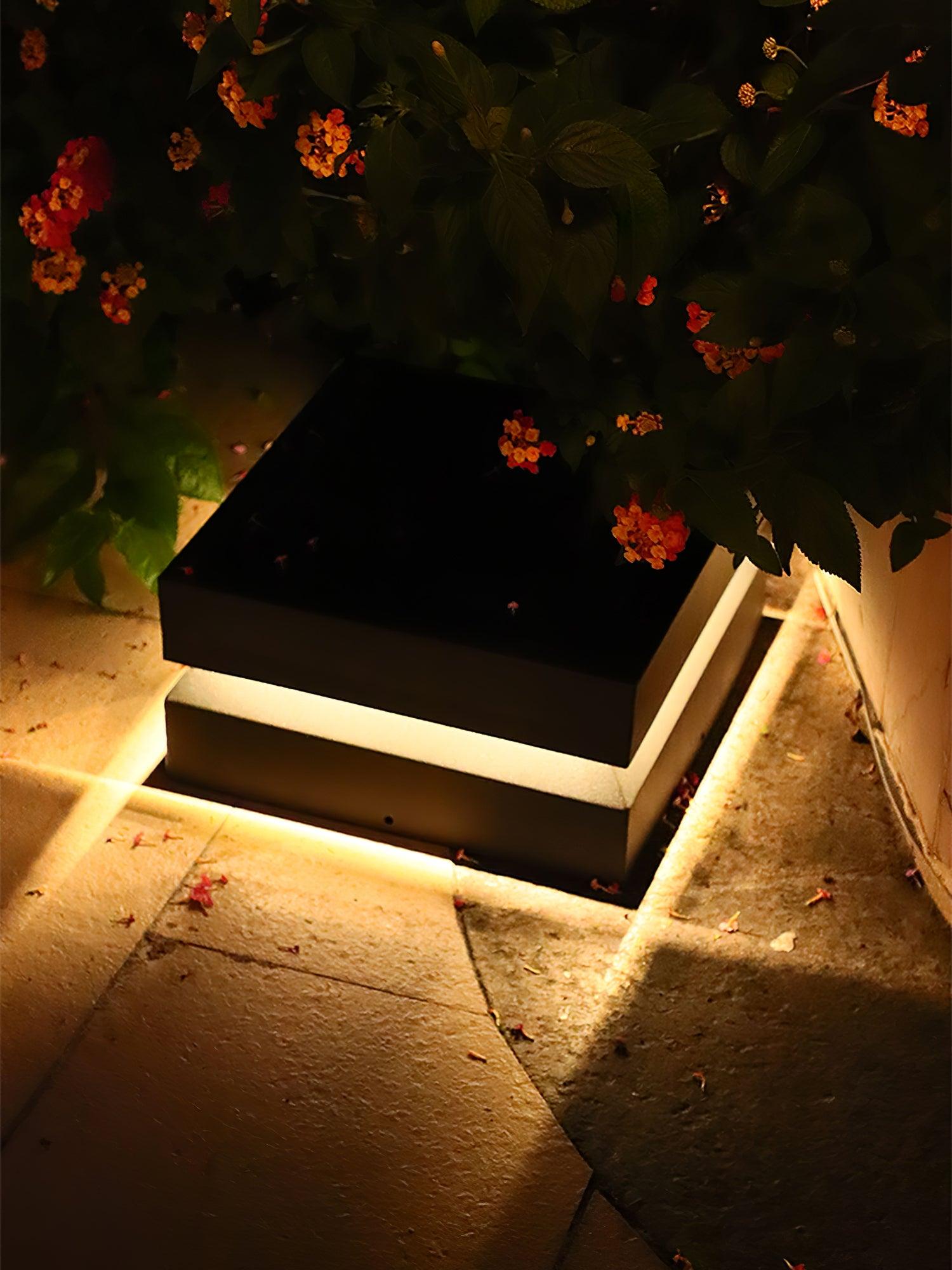 Square Post Outdoor Light