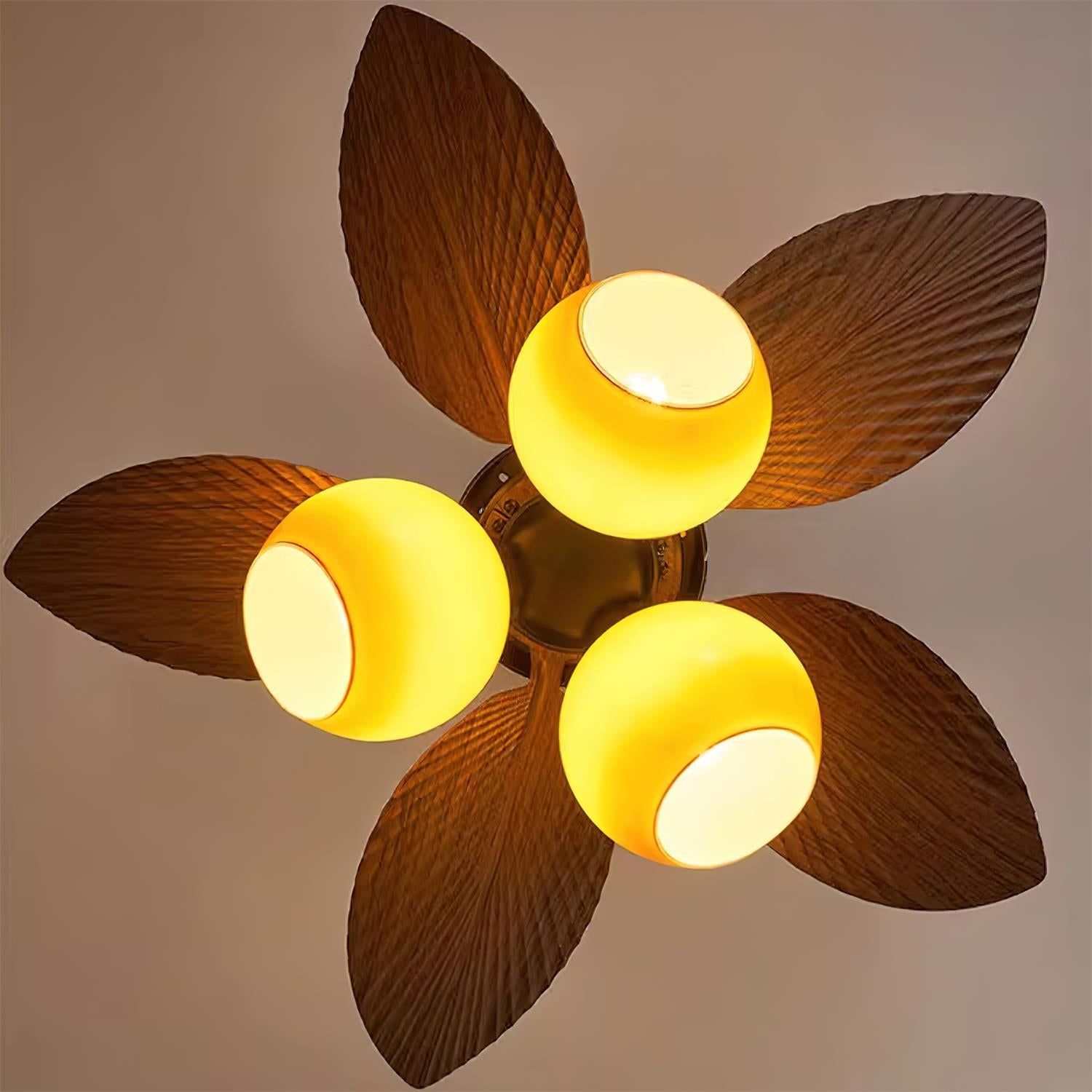 Banana Leaf Breeze Ceiling Fan Light