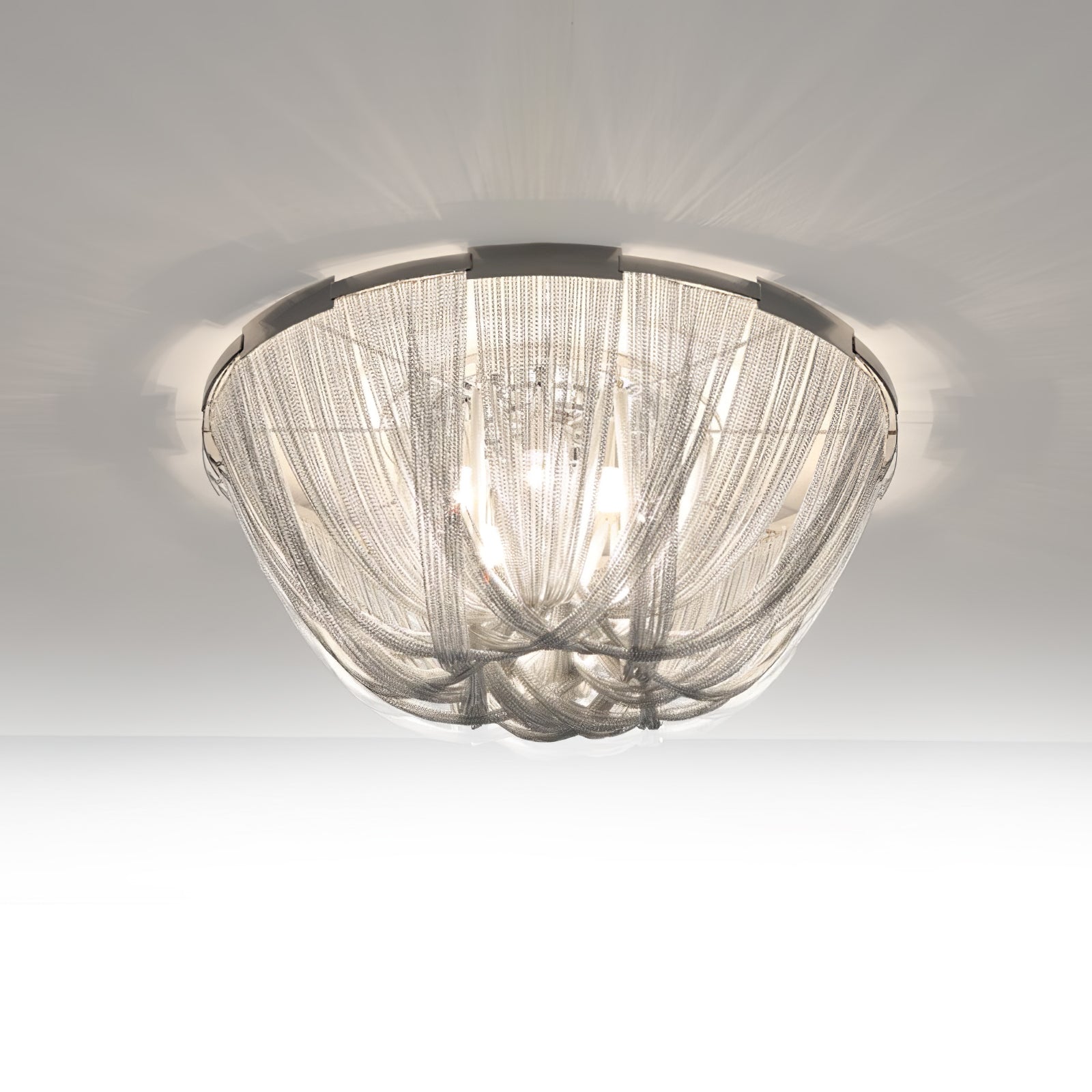 Tassel Aluminum Chain Ceiling Light