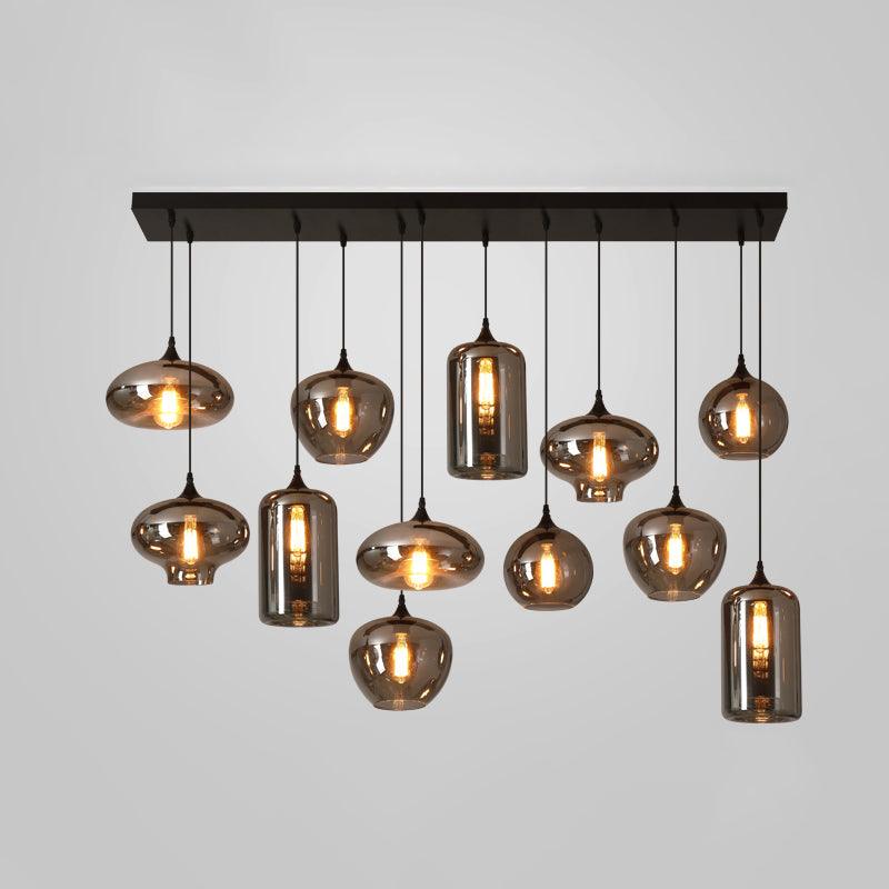 Bottle Glass Pendant Light