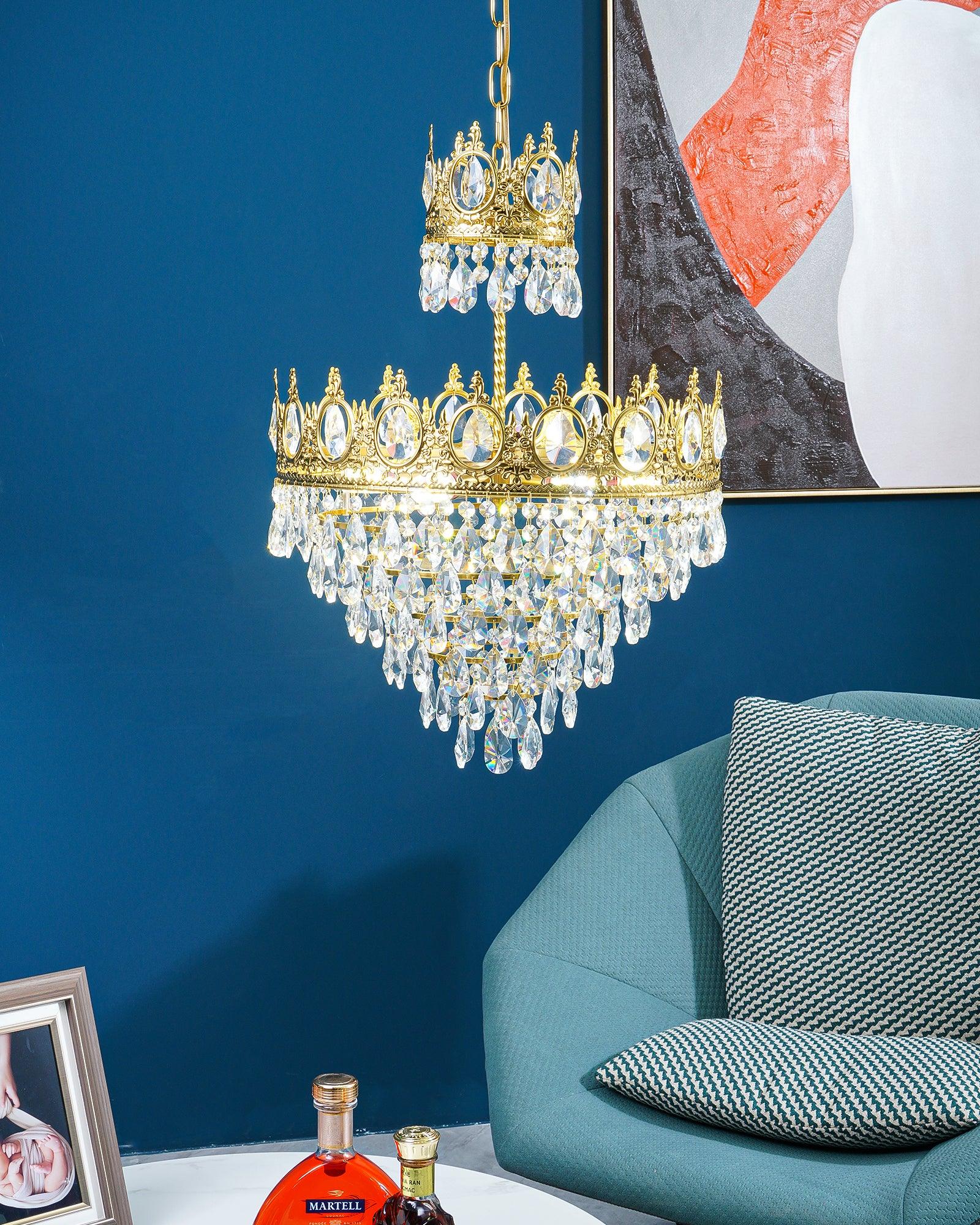 Vintage Crystal Chandelier