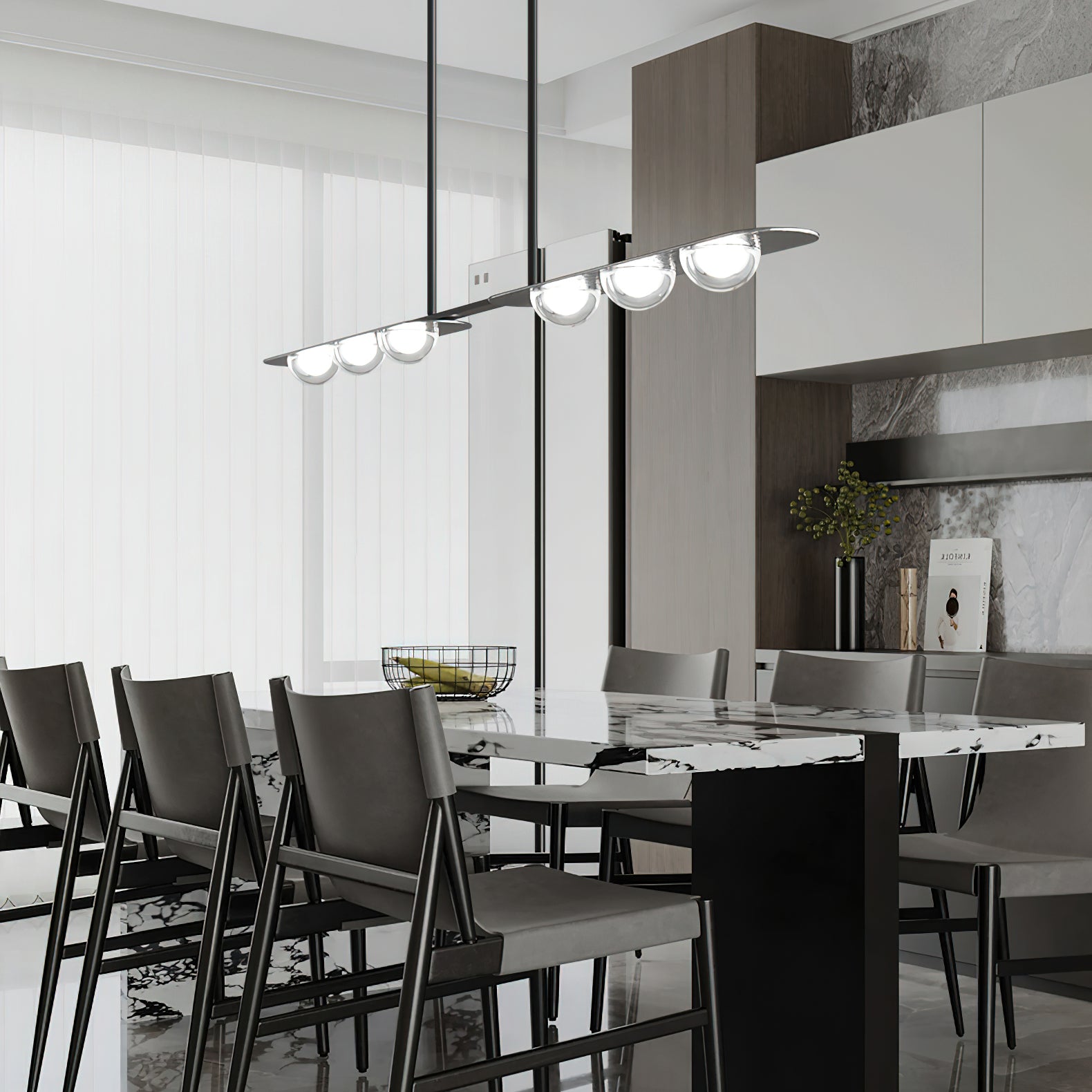 Linear Elegance Pendant Lamp