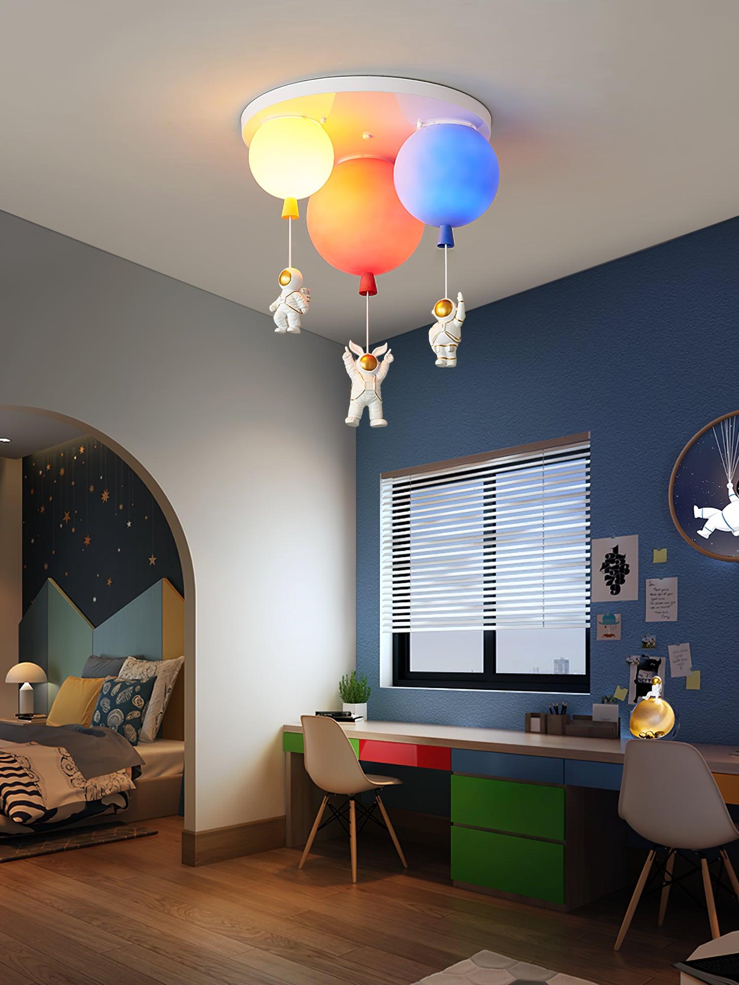 Frosted Balloon Combination Ceiling Lamp