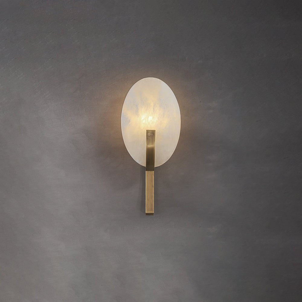 Alice Alabaster Plug-in Wall Lamp