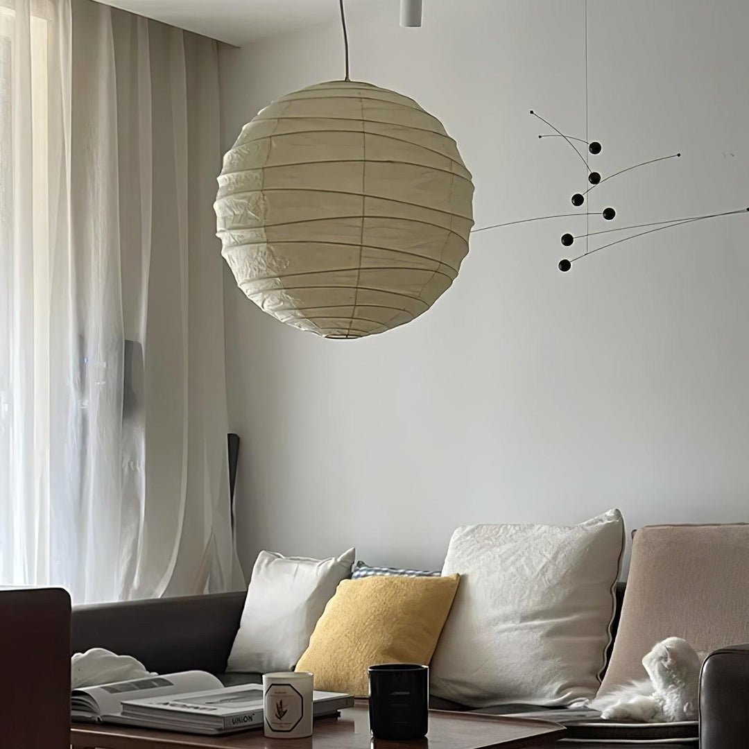 Washi Paper Pendant Swag Lamp