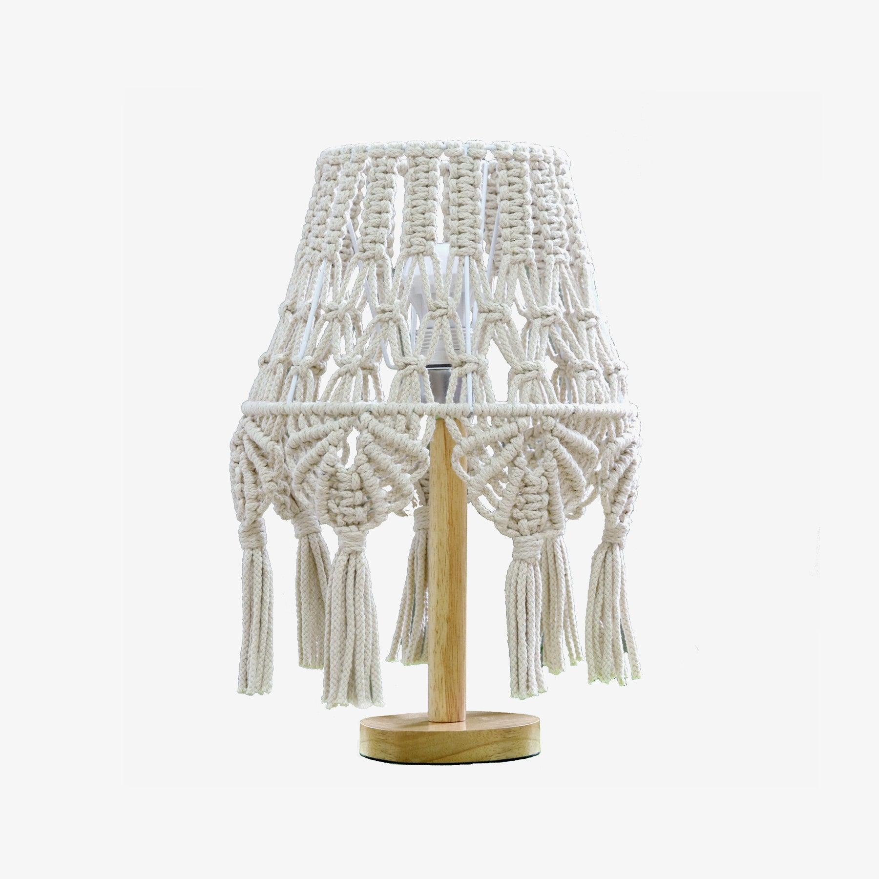 Macrame Table Lamp