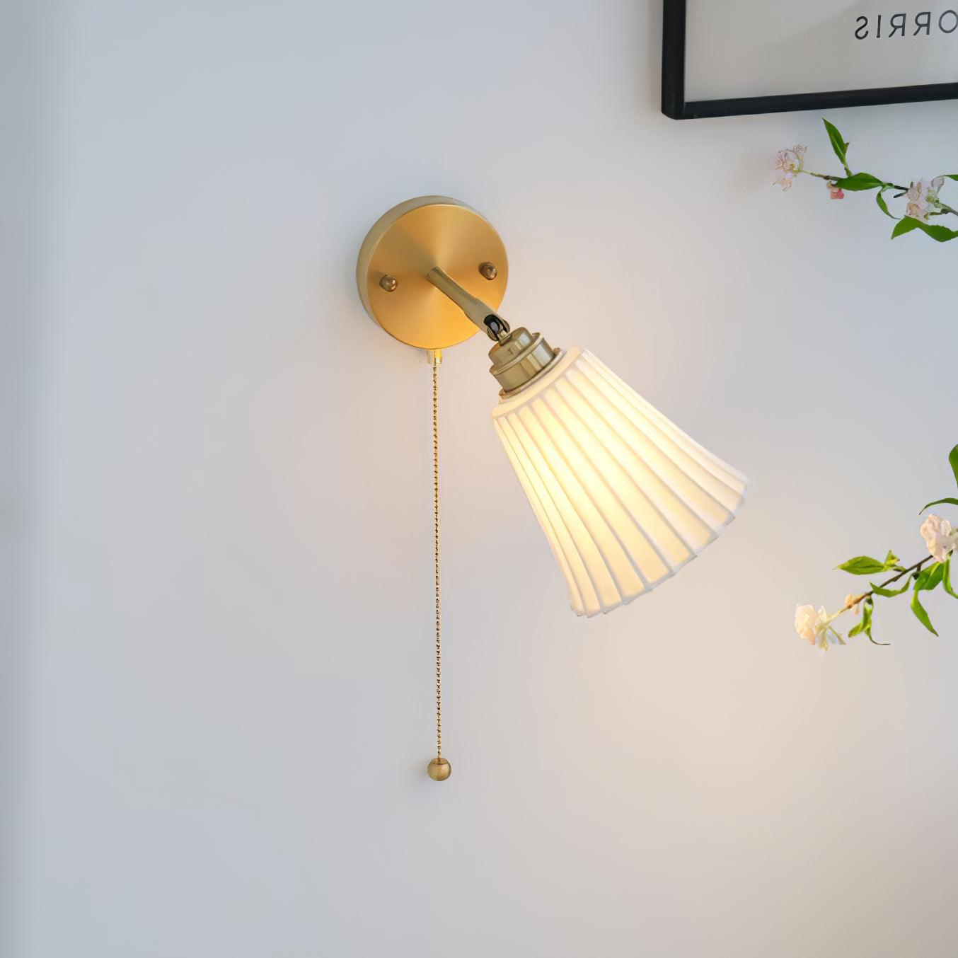 Trumpet Ceramic Wall Light