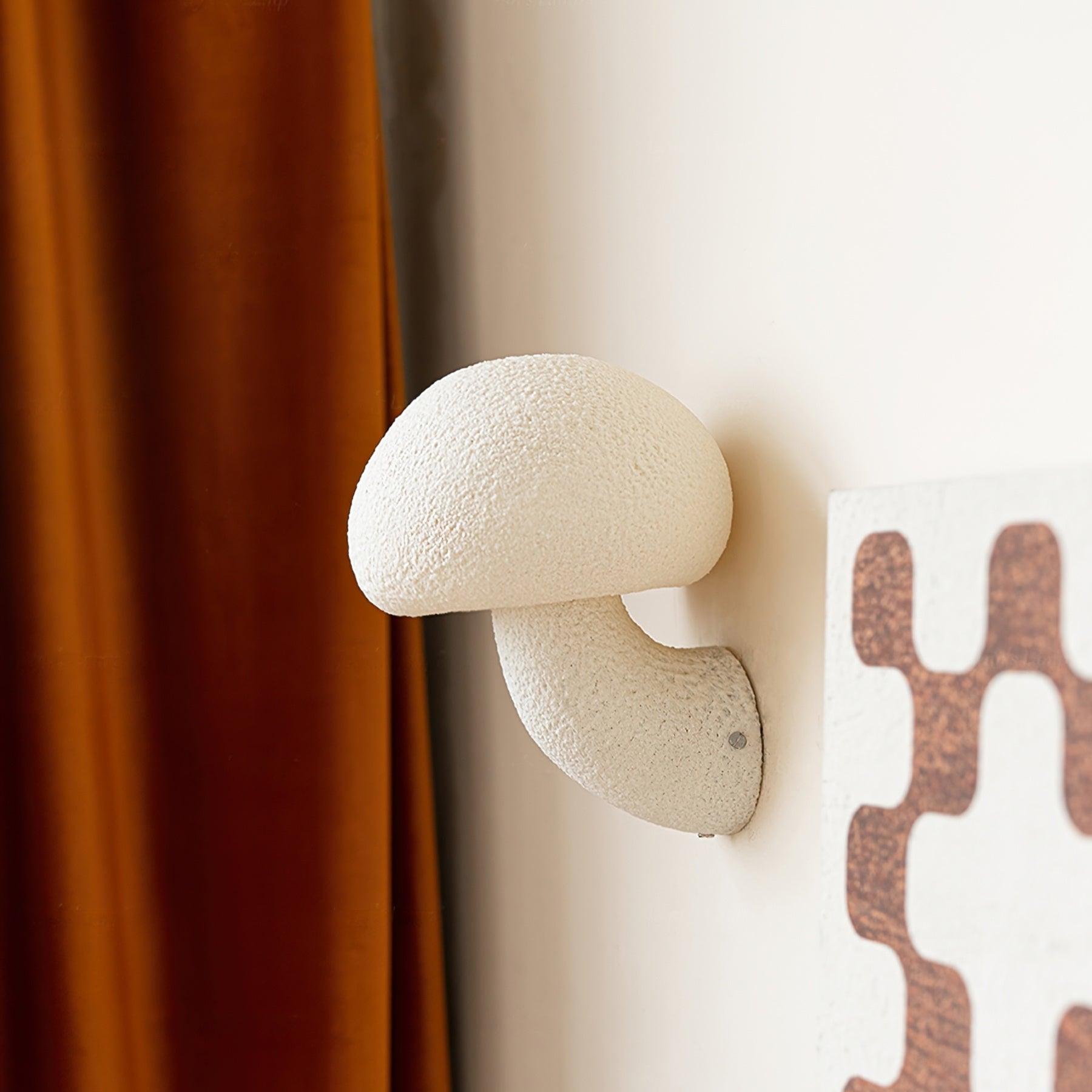 Mushroom Resin Plug-in Wall Lamp