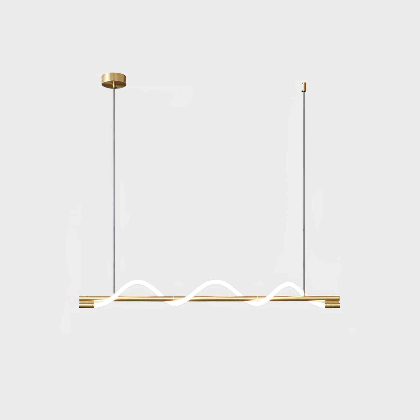 Linear Curve Island Pendant Lamp