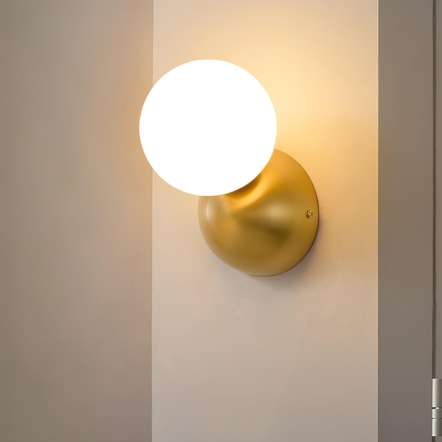 Single Globe Wall Light