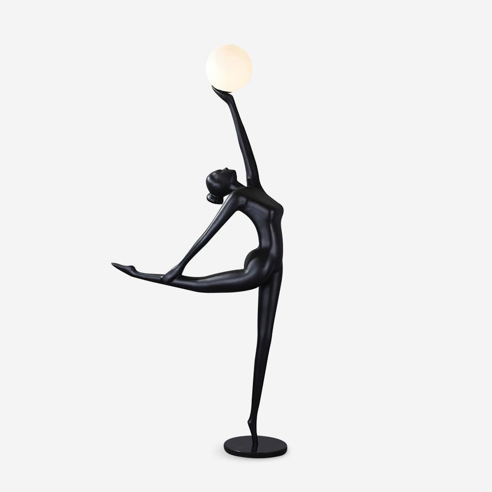 Rhythmic Gymnast Sculpture Floor Lamp