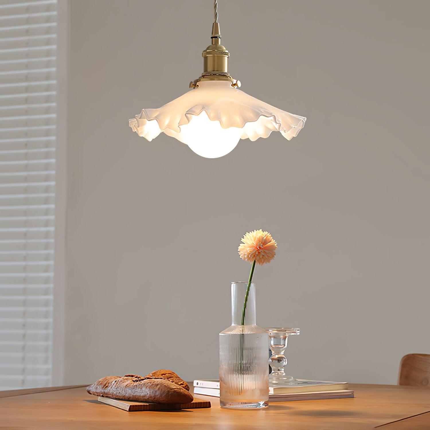 Small Floral Pendant Lamp