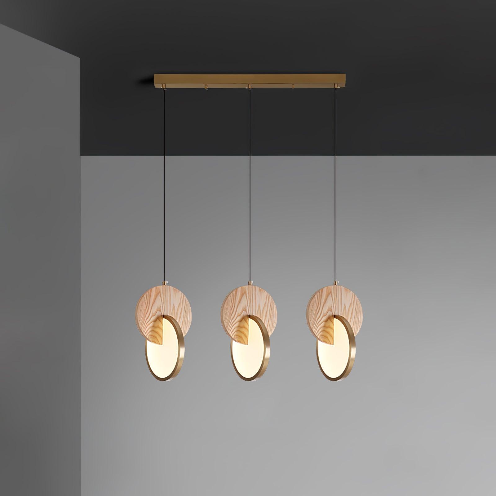 Double Disk Pendant Lamp