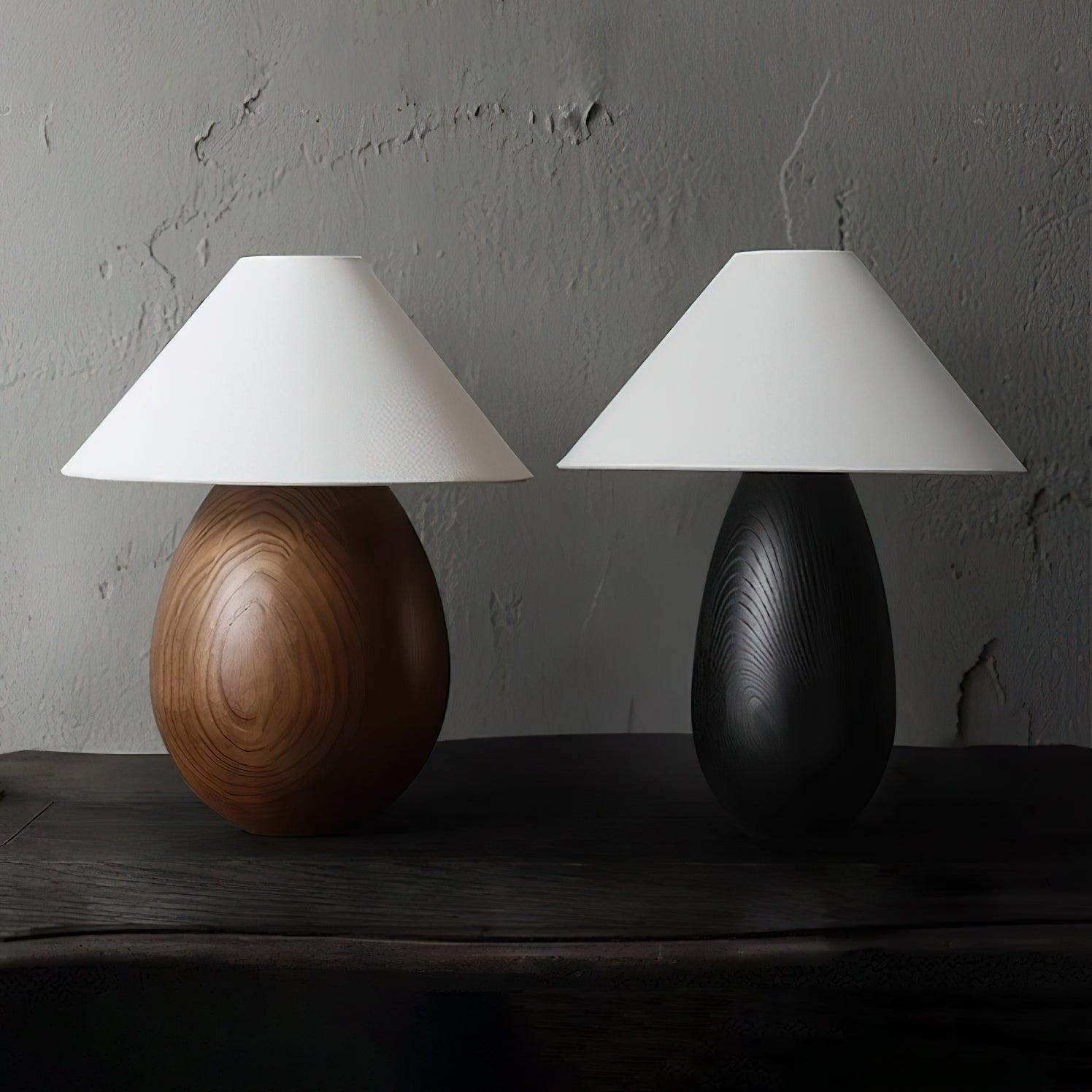 Mountain Wood Table Lamp