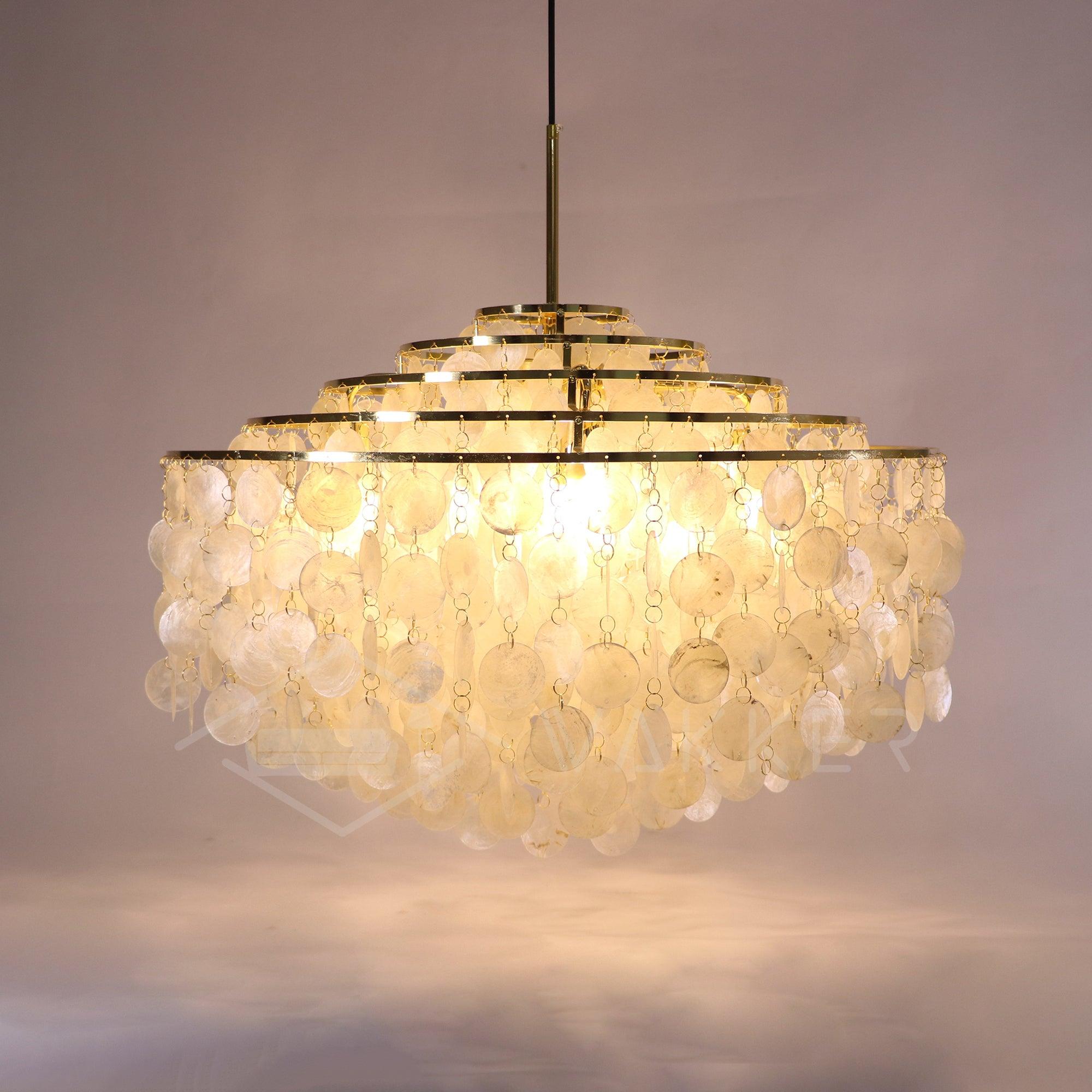 Round Shell Chandelier