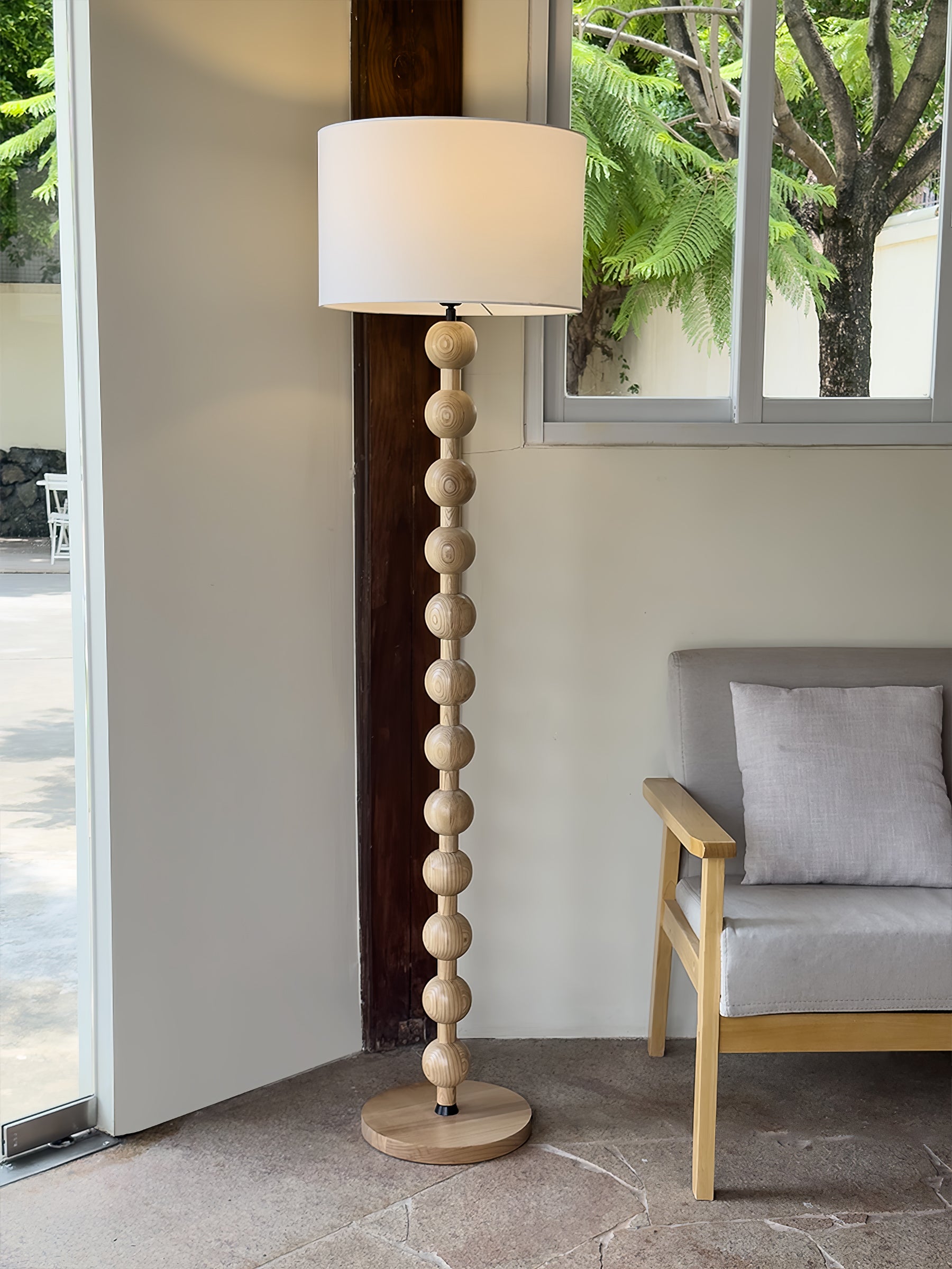 Hugo Barbell Floor Lamp