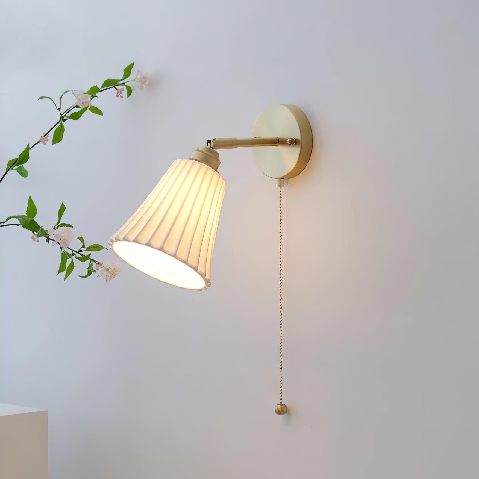 Trumpet Ceramic Wall Light