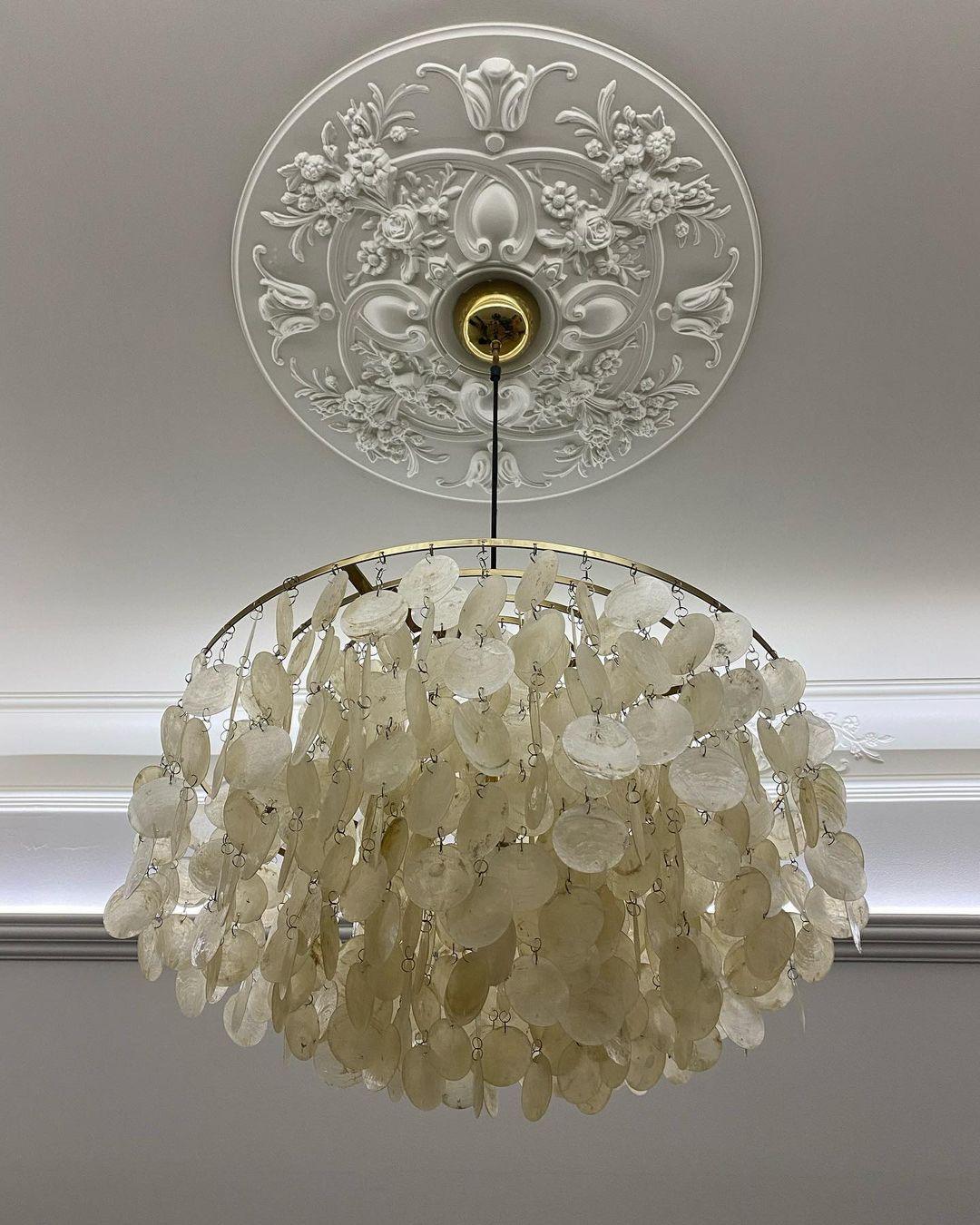 Round Shell Chandelier