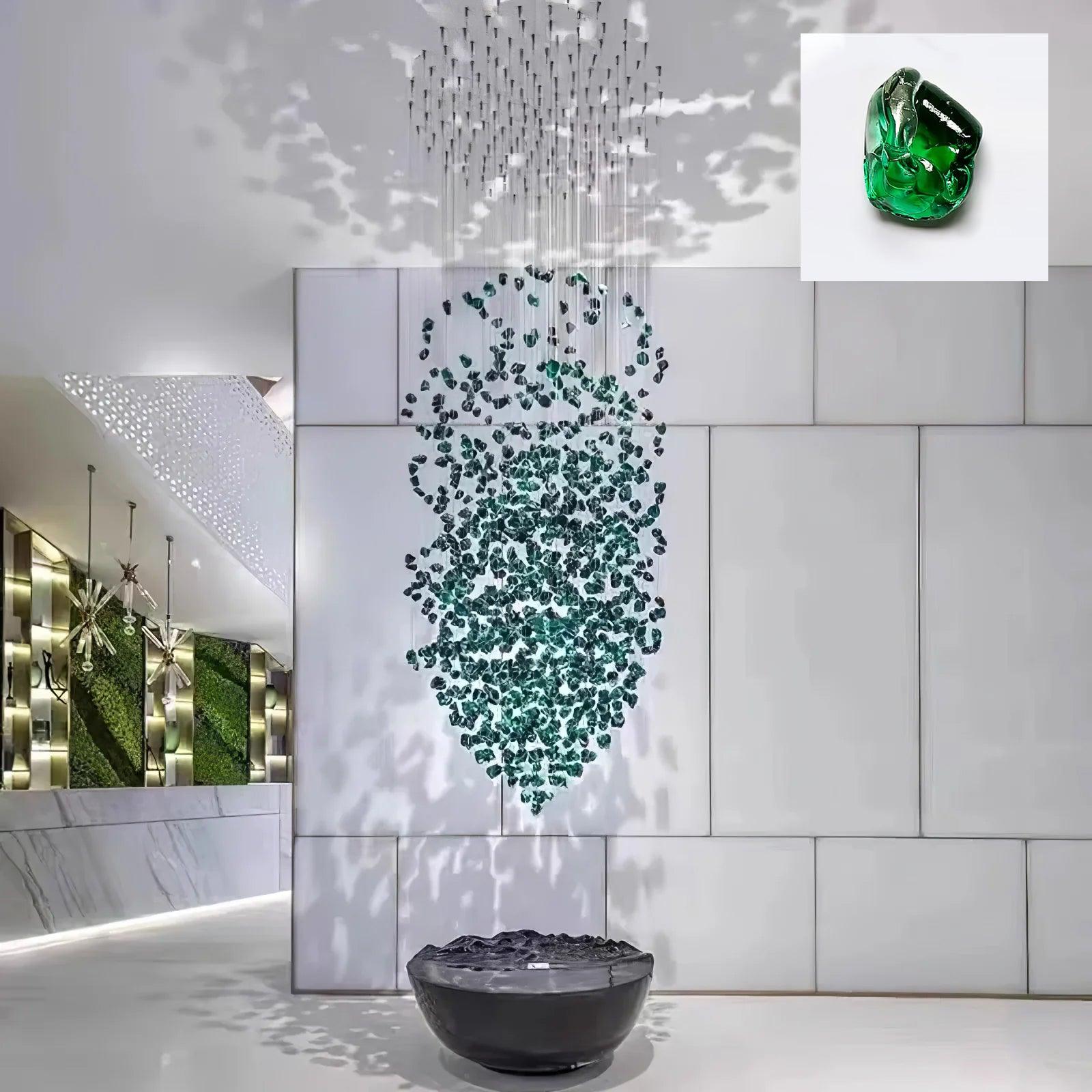 Multicolor Crystal Stone Chandelier