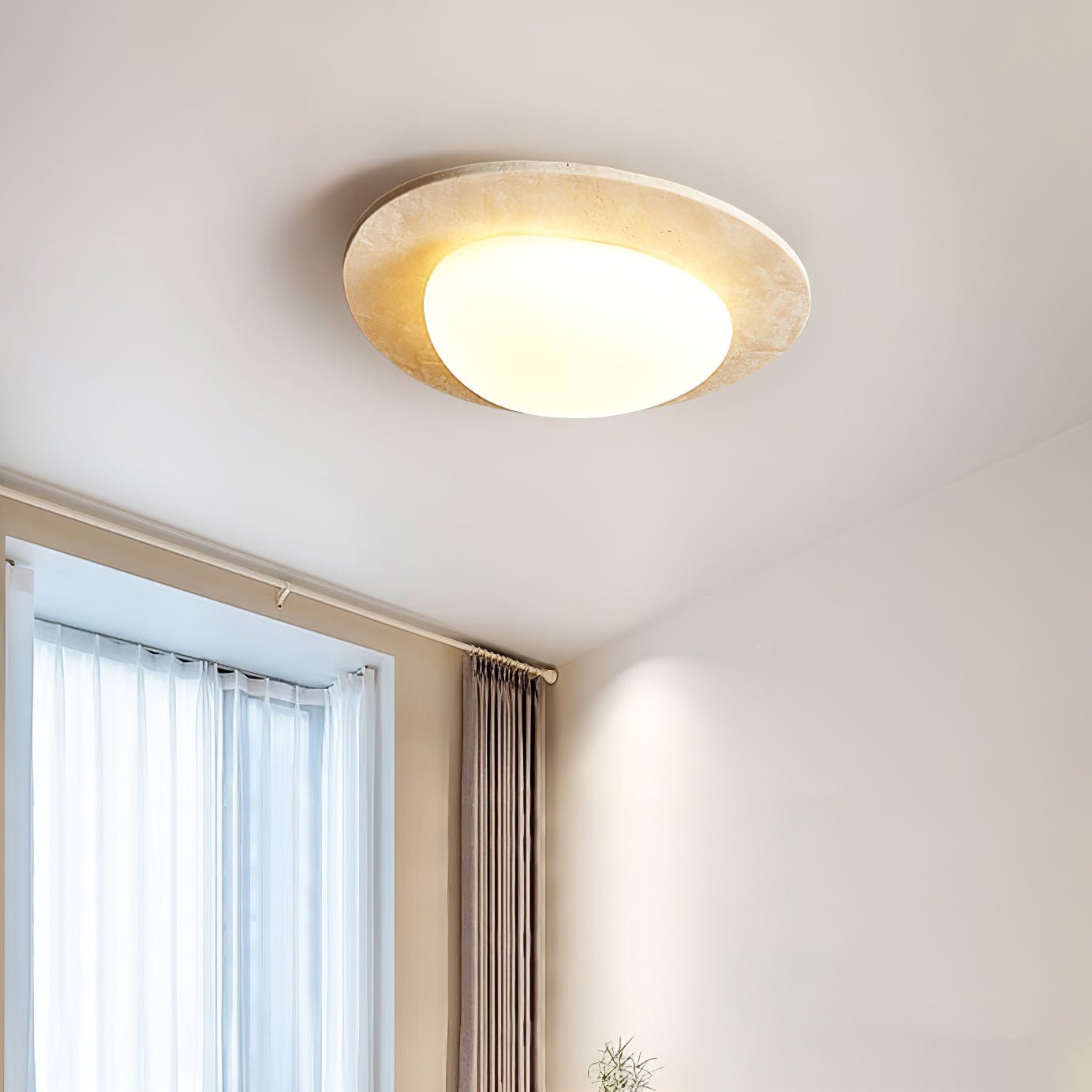 Aurora Stone Ceiling Light