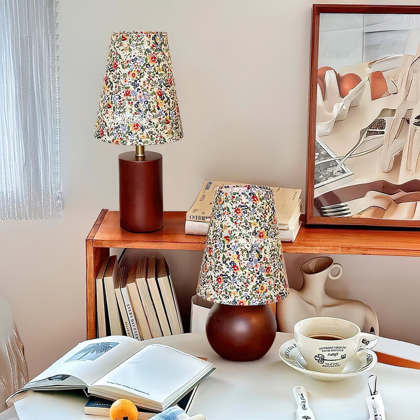 Elara Floral Glow Table Lamp