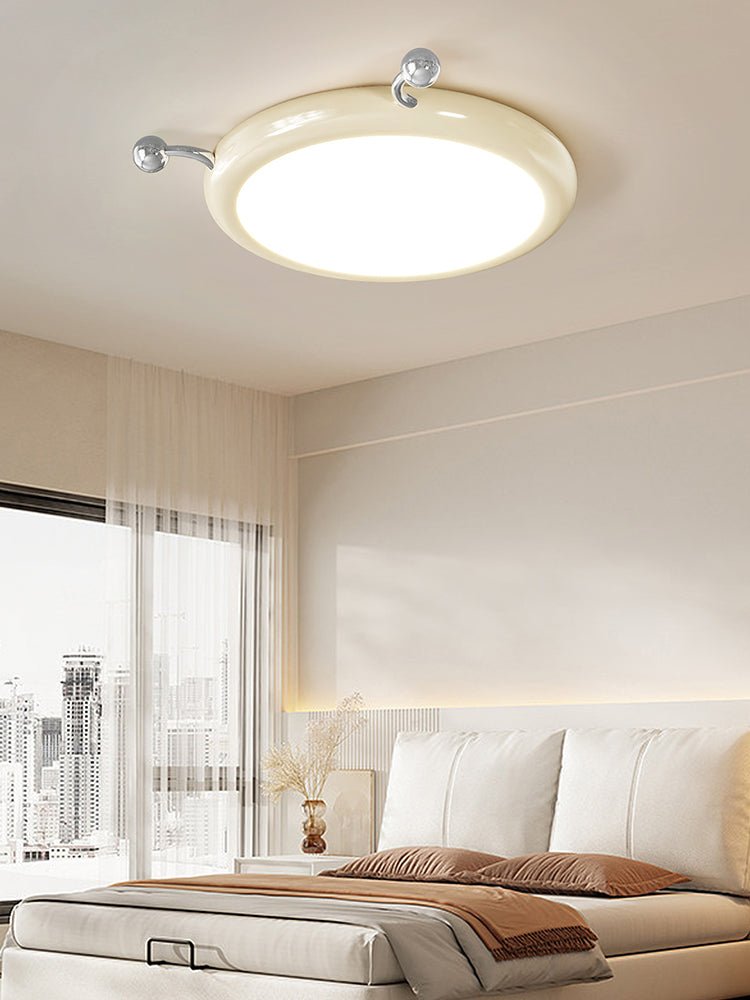 Cream Puffering Ceiling Light