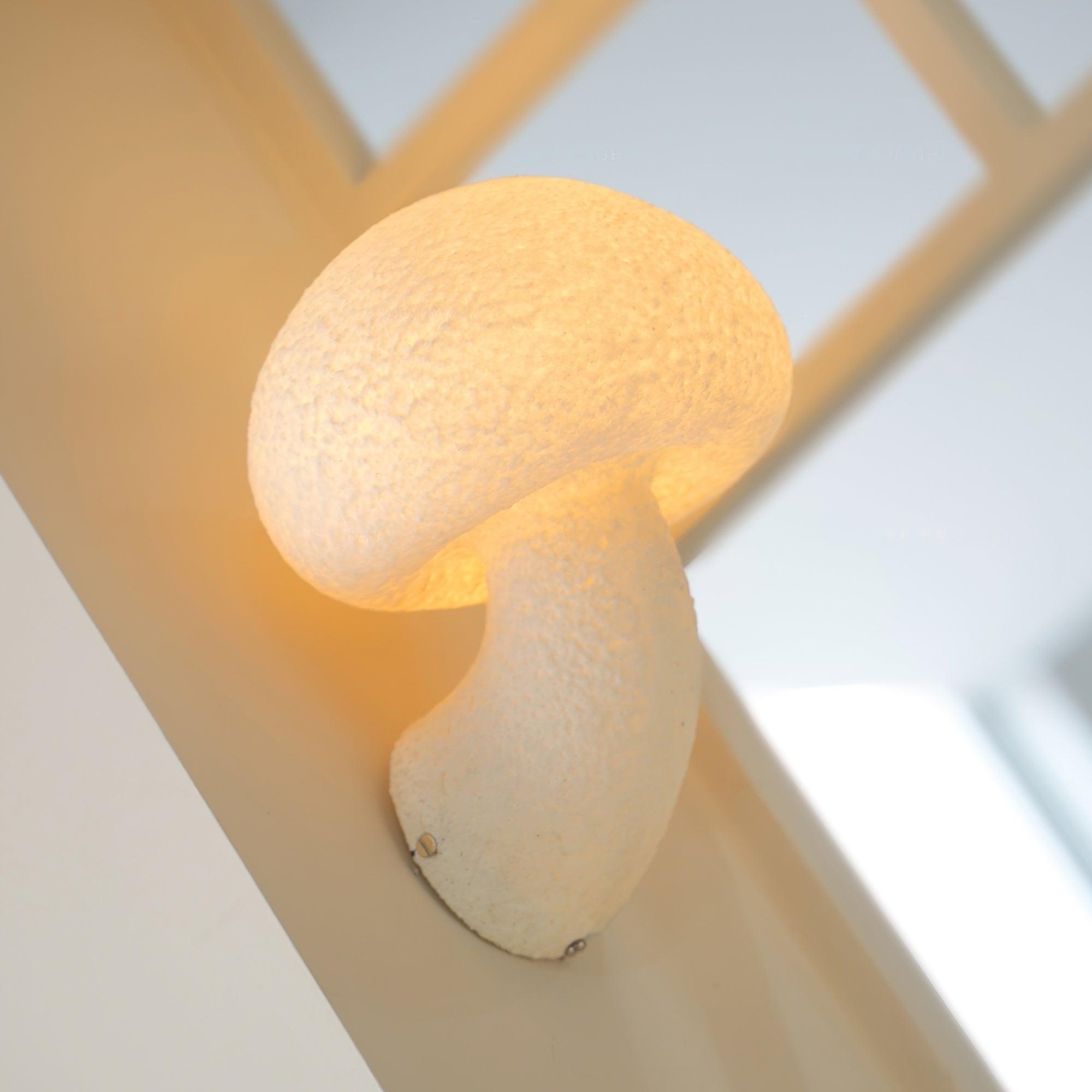 Mushroom Resin Wall Lamp