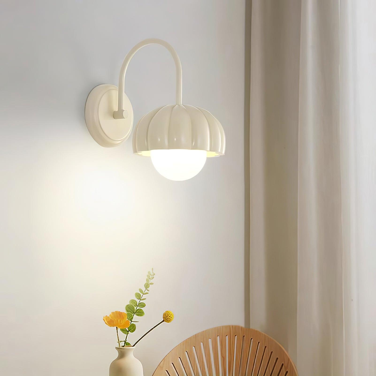 Creamy Pumpkin Wall Light