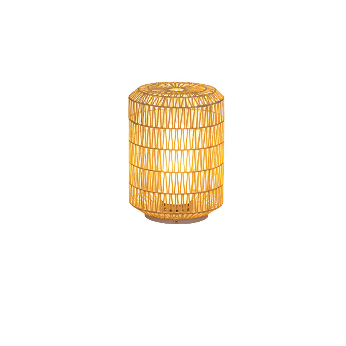 Woven Rattan Outdoor Lamp