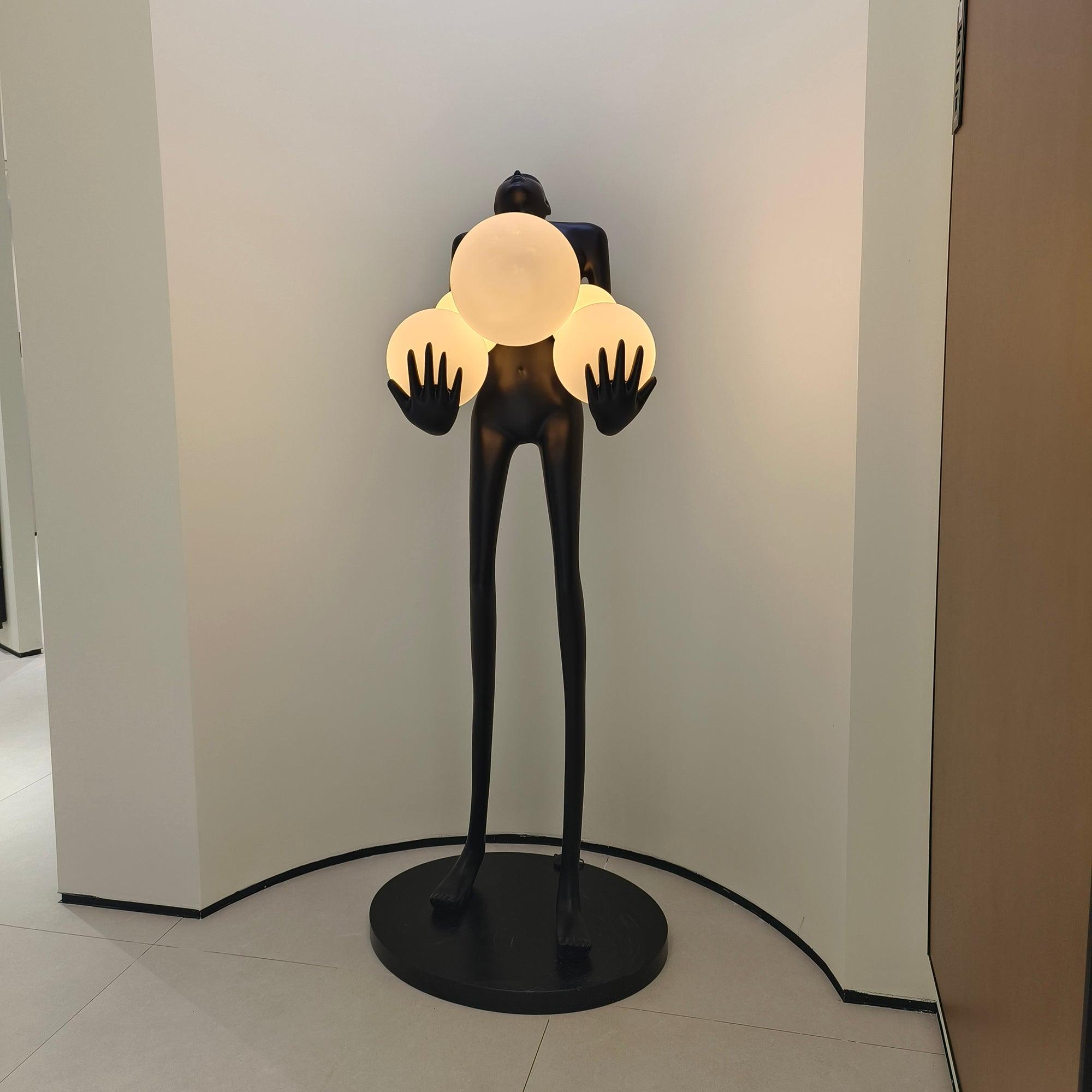 Embrace Sculpture Floor Lamp