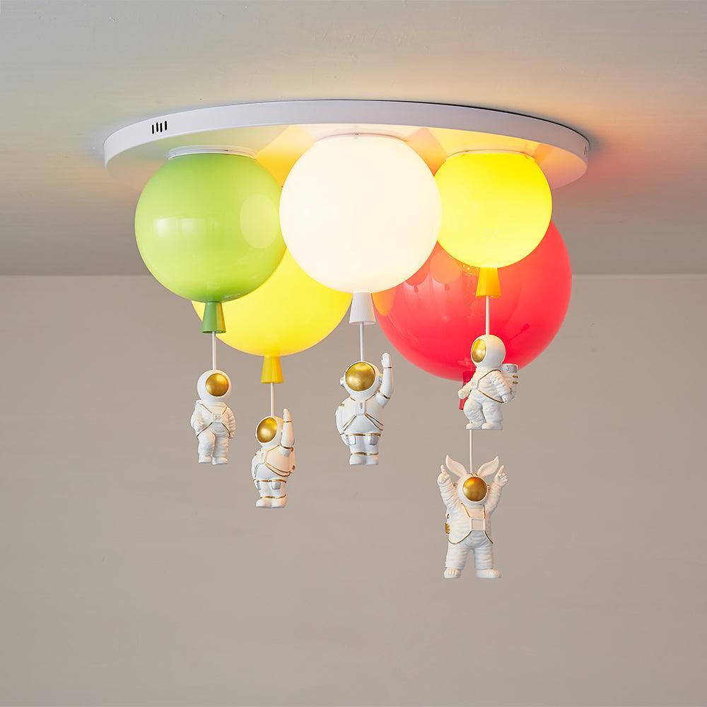 Astronaut Glossy Balloon Ceiling Lamp