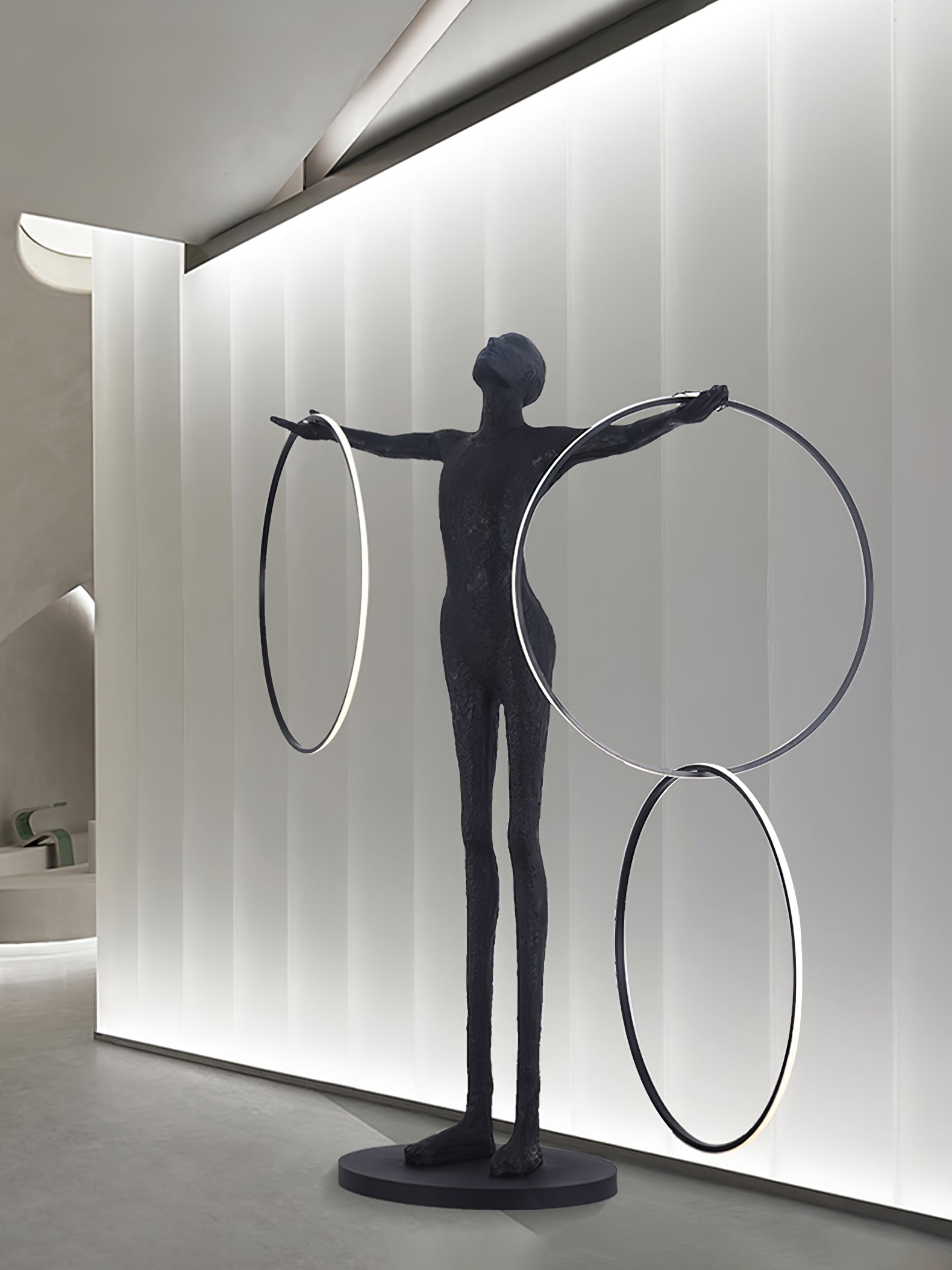 Trinity Life Sculpture Floor Lamp